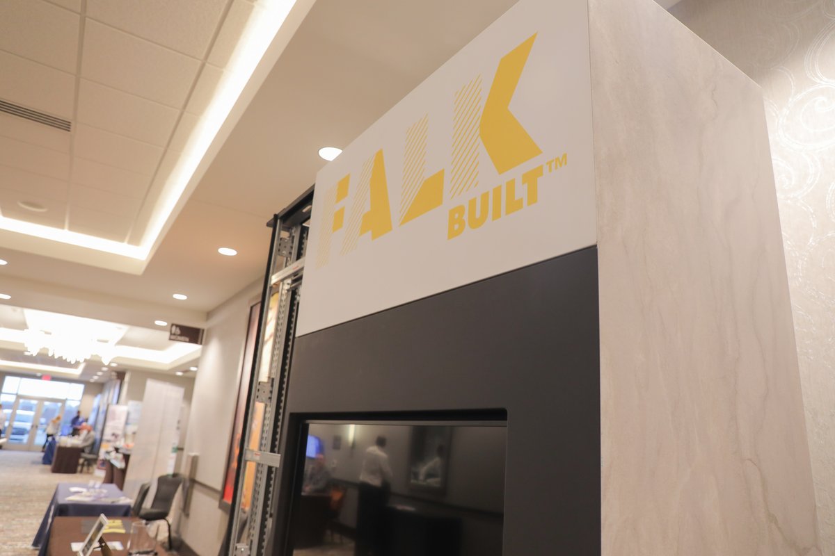 SpacesIncKC's tweet photo. Our Falkbuilt Ltd. Kansas City branch did an incredible job yesterday at the Design Build Institute of America | Mid-America Region conference! The team even had custom Converse for the occasion!

#Falkbuilt #DigitalComponentConstruction #FalkbuiltKC https://t.co/648MfVJPcB