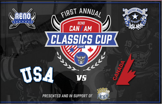 WashoeSheriff's tweet photo. Join @JUSTinHOPEreno, @RenoIceRaiders and Jennifer M. O'Neal Community Ice Arena for the 1st annual Canada vs. America (CAN/AM) Hockey game. Chief Deputy Ralph Caldwell will be there this Saturday, April 16th to help drop the puck. Come support him and this great cause. 🏒 https://t.co/Knb17Iqsf8