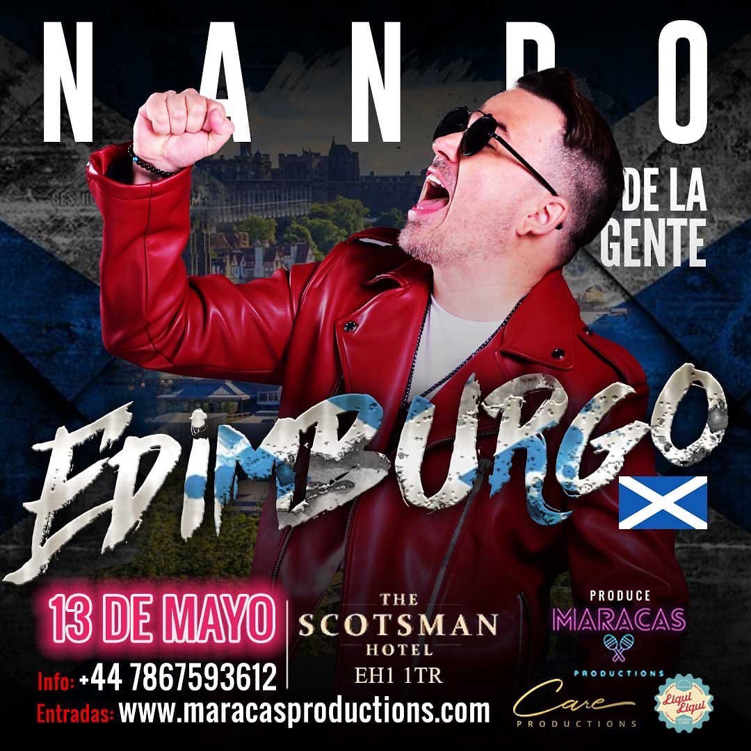 Por primera vez en Escocia, Nando de la Gente! Te esperamos #venezolanosenescocia #venezolanosenaberdeen #maracuchosenescocia #maracasproductions