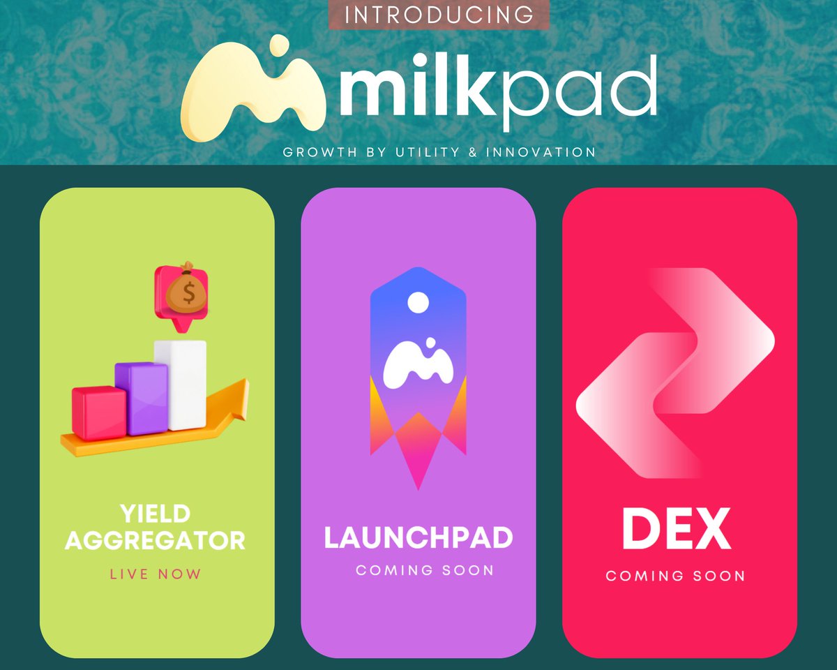 MilkPadOfficial's tweet photo. This marks the beginning of Something.
#Milkomeda #Cardano #milkyswap https://t.co/WRHv8RMGkf