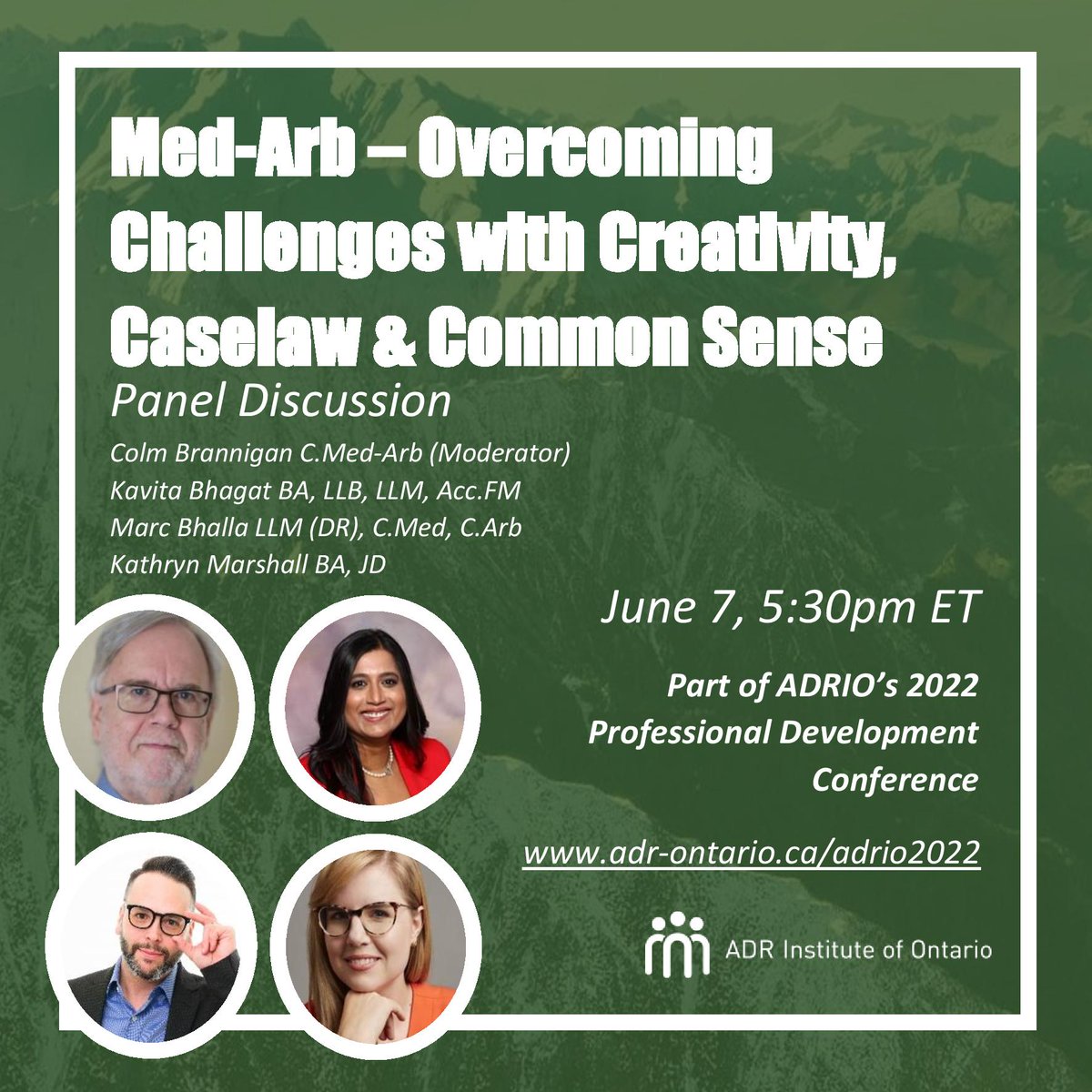 #ADRIO2022 #MedArb adr-ontario.ca/adrio2022