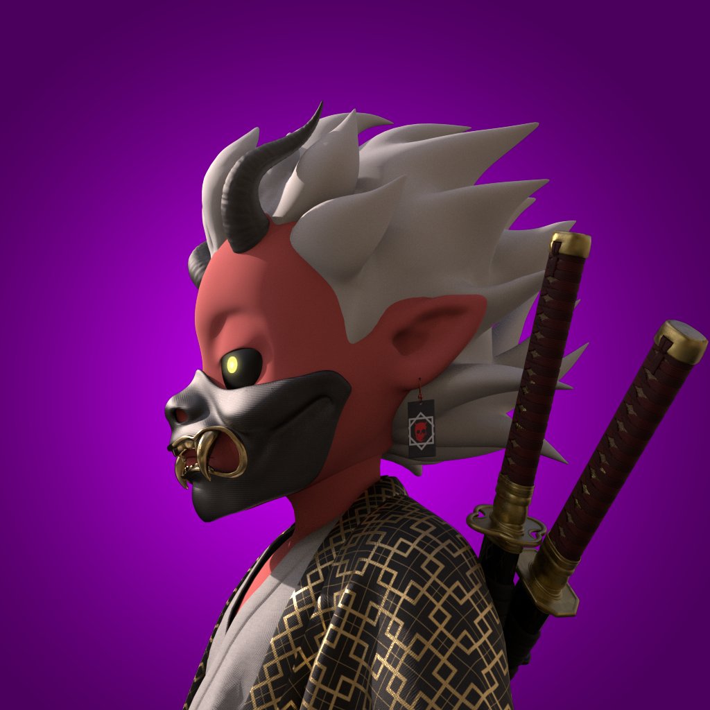 @Arkcheese is rising to the role of Oni &amp;with this they receive this epic 1/1 custom Hellion. 
They lead the Hellion Rebellion into every raid, they have entered every #HellsBounty &amp; proudly rock a Hellion pfp. 
Tonight, they are exalted above all!
#TheHellions #pfp #NFTCommunity