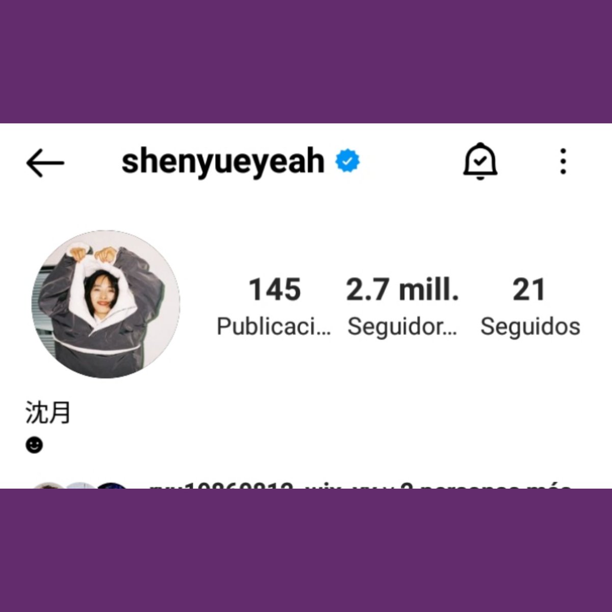 luuabright's tweet photo. Mi niña llegó a los 2,7 mill en Instagram #ShenYue 💛💛💛 https://t.co/IdYJNa1d01