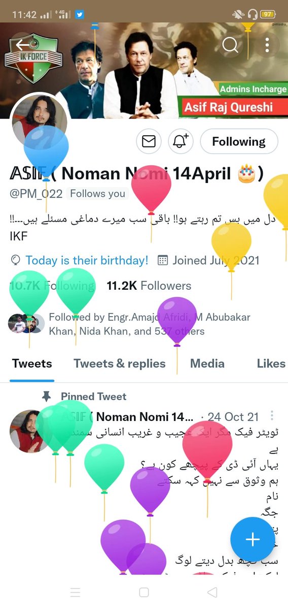 T_noor_7's tweet photo. JB bacha Paida hota mithaia batti
JB Asif paida hua 10 mint ki khamoshi 😕🙊
Acha sorry 🙈
Happy birthday 😍
🎊🎉
@PM_022
#HBDasif
#اردو_زبان https://t.co/Xzp1TXk8Ph