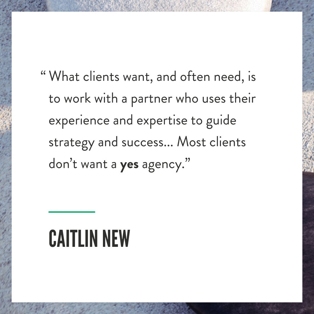 So long client services 👋 In an interview with VP of Communications, <a href="/CaitlinNew/">Caitlin New</a>, we discussed why INK is moving away from this school of thought to pave the way for collaborative and equal client partnerships. For the full interview, visit: bit.ly/3KJe1NV
