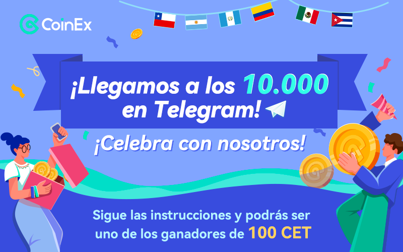 📢🎉#Giveaway por los 10.000 miembros en nuestro grupo de #Telegram🥳🎁

🔹Síguenos: <a href="/CoinExSpanish/">CoinEx Spanish</a>.
🔹Like + RT y menciona a dos (2) amigos aquí abajo.
🔹Únete a Telegram: t.me/CoinEx_Spanish
🔹Llena este form: forms.gle/so7JhTHS1AnCV7…

🗓️Fecha límite: domingo 24 de abril🤩