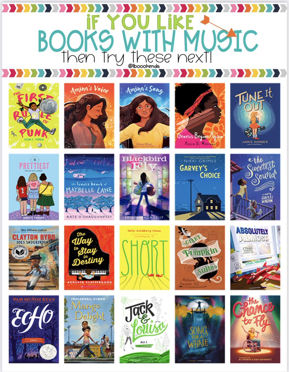 LBookends's tweet photo. 🎶 🎤 🥁 🎺 MG Book Menu #20 - MUSIC 🎺🥁🎤🎶 Whether you can carry a tune or not (count us in the “not” category 😂) -we just love these #music &amp; #theatre themed #mglit titles! They are sure to make your ❤️ #sing! https://t.co/WDtslaT5fg