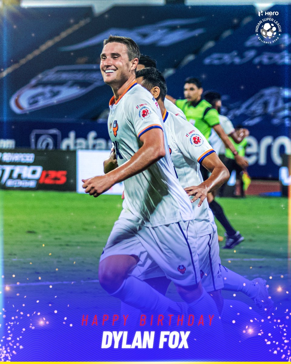 Wishing <a href="/FCGoaOfficial/">FC Goa</a>'s defender <a href="/dylfoxy/">Dylan Fox 🦊</a> a very happy birthday! 💯

#HeroISL #LetsFootball #FCGoa #DylanFox