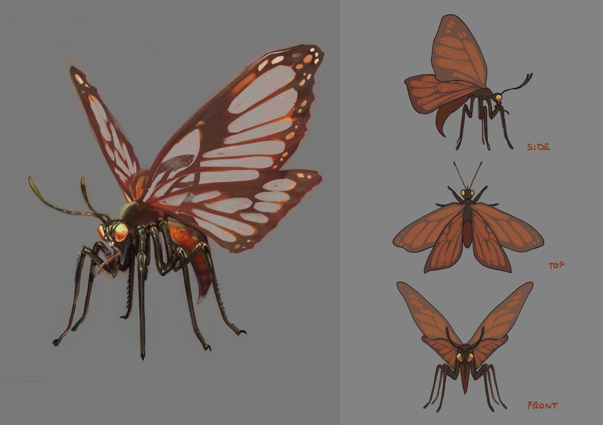 「Bloodsucker Butterfly concept art 🦋 」|Mars 🗡️🃏のイラスト