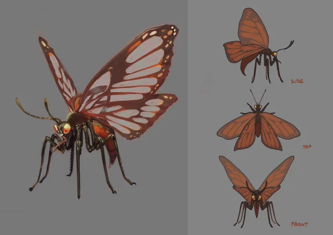 Bloodsucker Butterfly concept art 🦋 