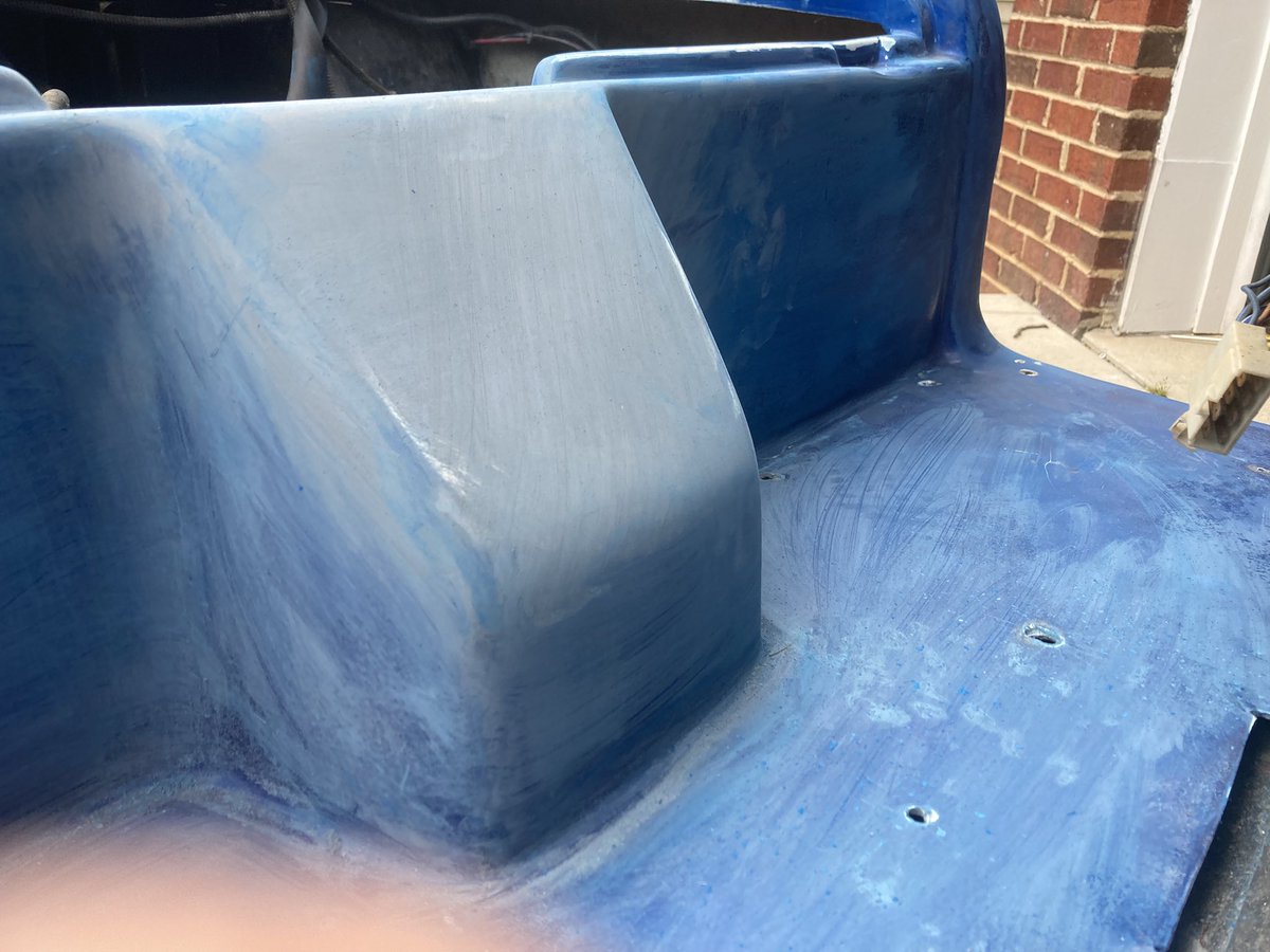 TwistedTreads's tweet photo. Progression photos of some #fiberglassrepair work on the #ProjectEvette https://t.co/dEzjtb0Vhf
