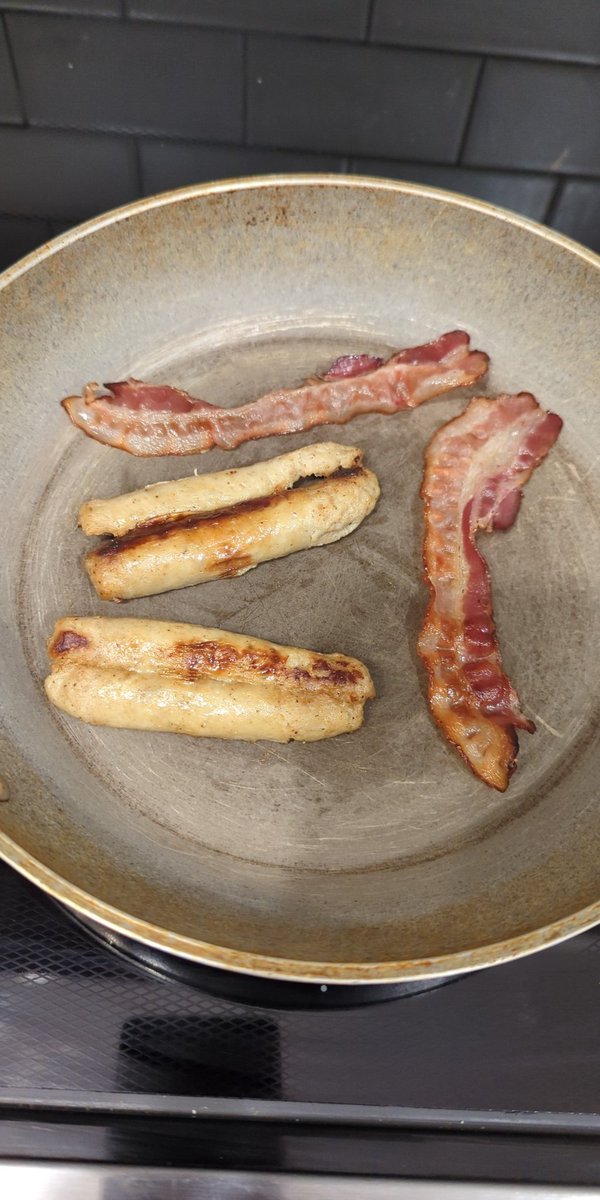 rob_mugford's tweet photo. @AWCanada cooking your sausage and bacon from my All Canadian Breakfast.  My Bacon and Egger was also missing the hashbrown.  You're more expensive than other fast food places, so this isn't cool. https://t.co/VTbcTWyafX