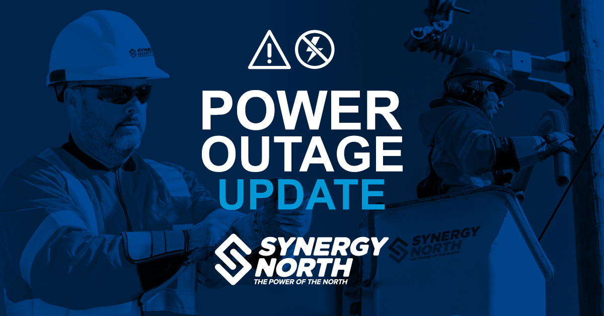 SYNERGY NORTH on Twitter "The power outage along Mapleward Road/Government Road area has a new