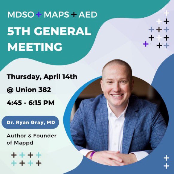 untmapsorg's tweet image. UNT MAPS will be collaborating with MDSO and AED to host Dr. Ryan Gray. He is the author and founder of Mappd, a program that provides you with the roadmap to help you navigate the premed journey! We can't wait to see everyone today 💚