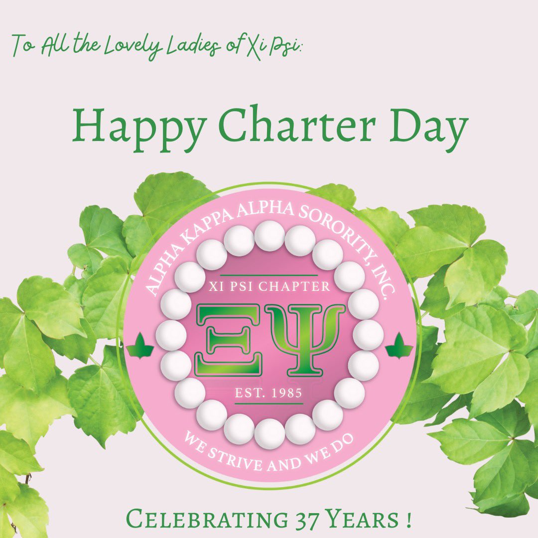 Xi_Psi1985's tweet photo. Here’s to many more years of irreplaceable memories, eternal sisterhood, and Service to All Mankind. 💗💚 #XiPsiturns37 https://t.co/wI6wjRAgIv