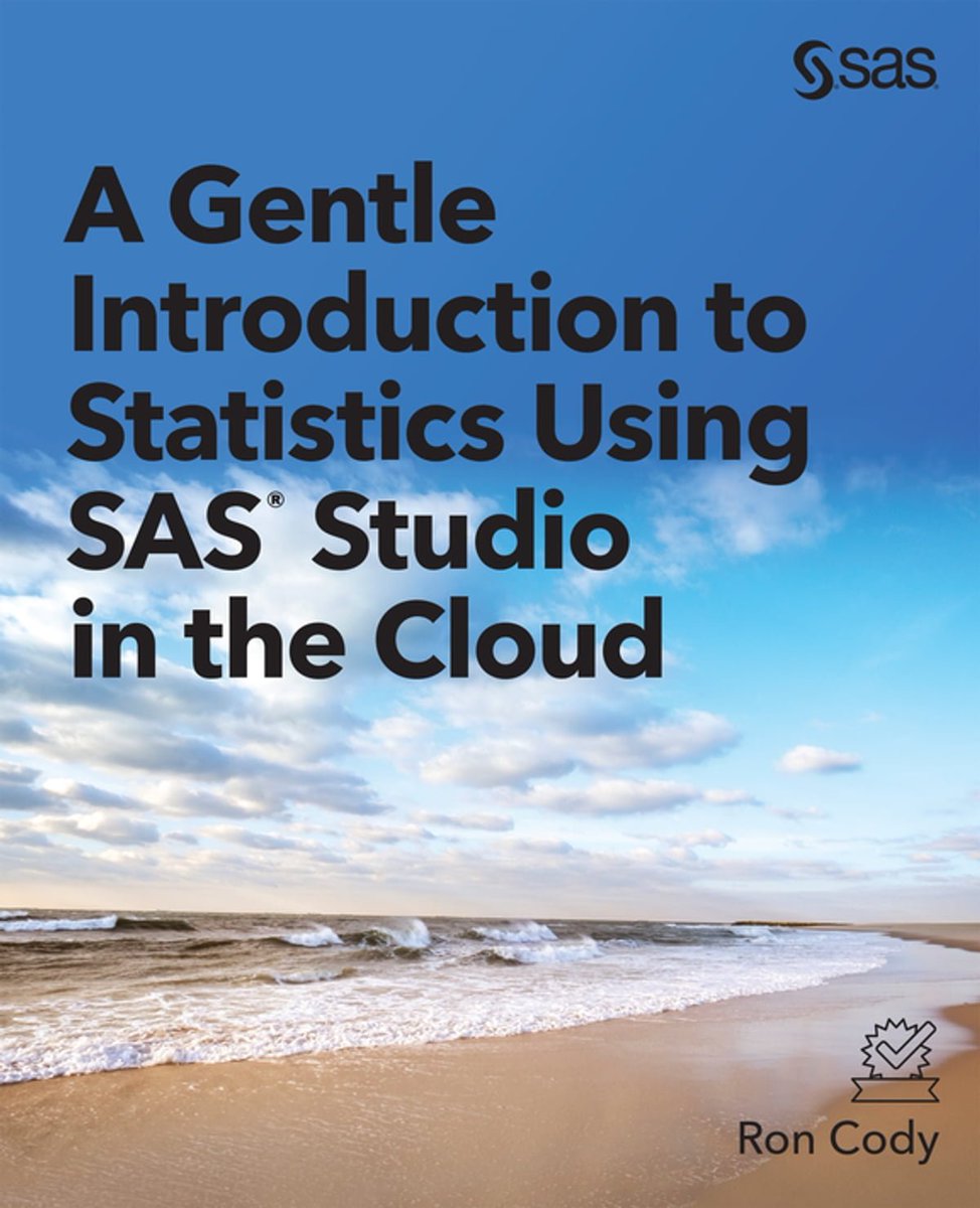 Now available for ACM Members: "A Gentle Introduction to Statistics Using SAS Studio in the Cloud," by Ron Cody (<a href="/SASsoftware/">SAS Software</a>). This book teaches the fundamentals of statistics, from designing your experiment through calculating logistic regressions. bit.ly/3xsbi7r