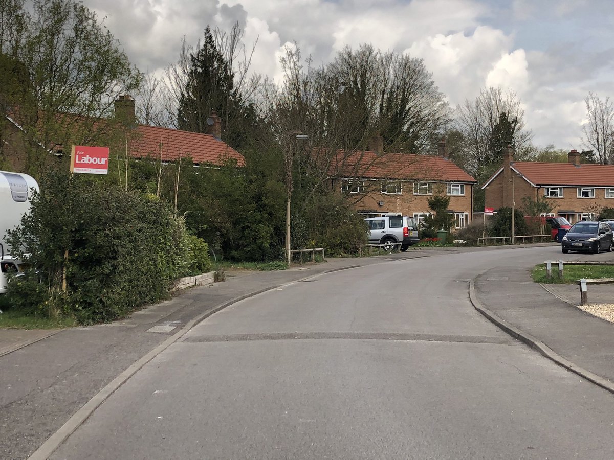 FulbournLabour's tweet photo. #Labourboards &amp; #Labourposters going up all over #FenDitton &amp; #Fulbourn as voters show their support for @FulbournLabour’s @TimtheRed54 @Luke_Viner &amp; Uroga Okello for @SouthCambs #Labourcat Notch looks on approvingly 🌹 https://t.co/m7KQz6cRIO