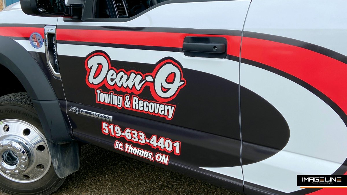ImageLineInc's tweet photo. Excited to work again with Dean-O Towing  &amp; Recovery on their latest wrecking unit! 

#ImageIsEverything #SttOnt https://t.co/25bYTlqHer
