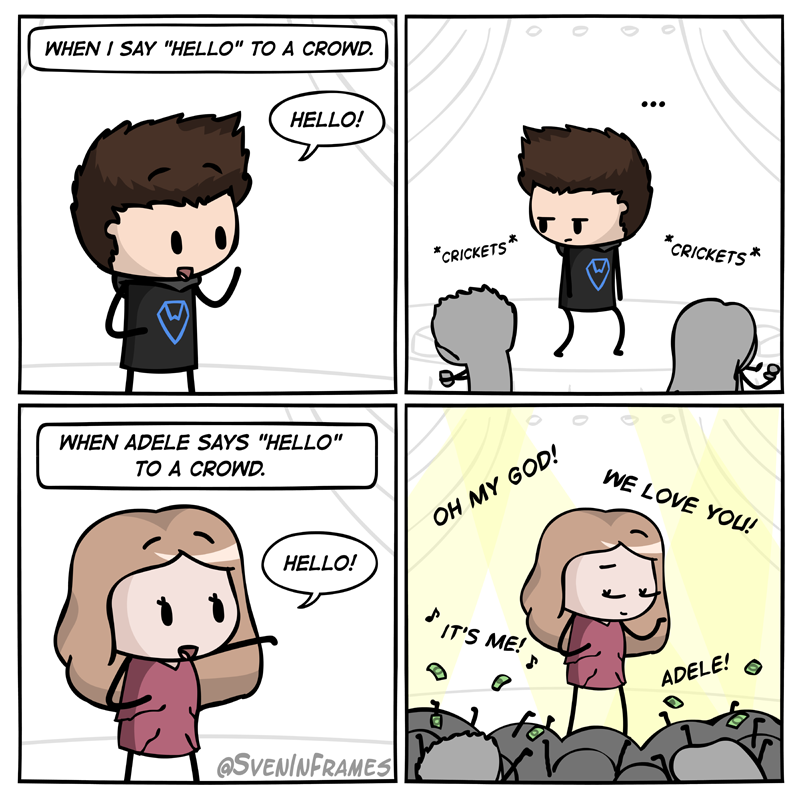 🎶Hello, it's me. I was wondering if this comic is what you'd like to see. 🎶