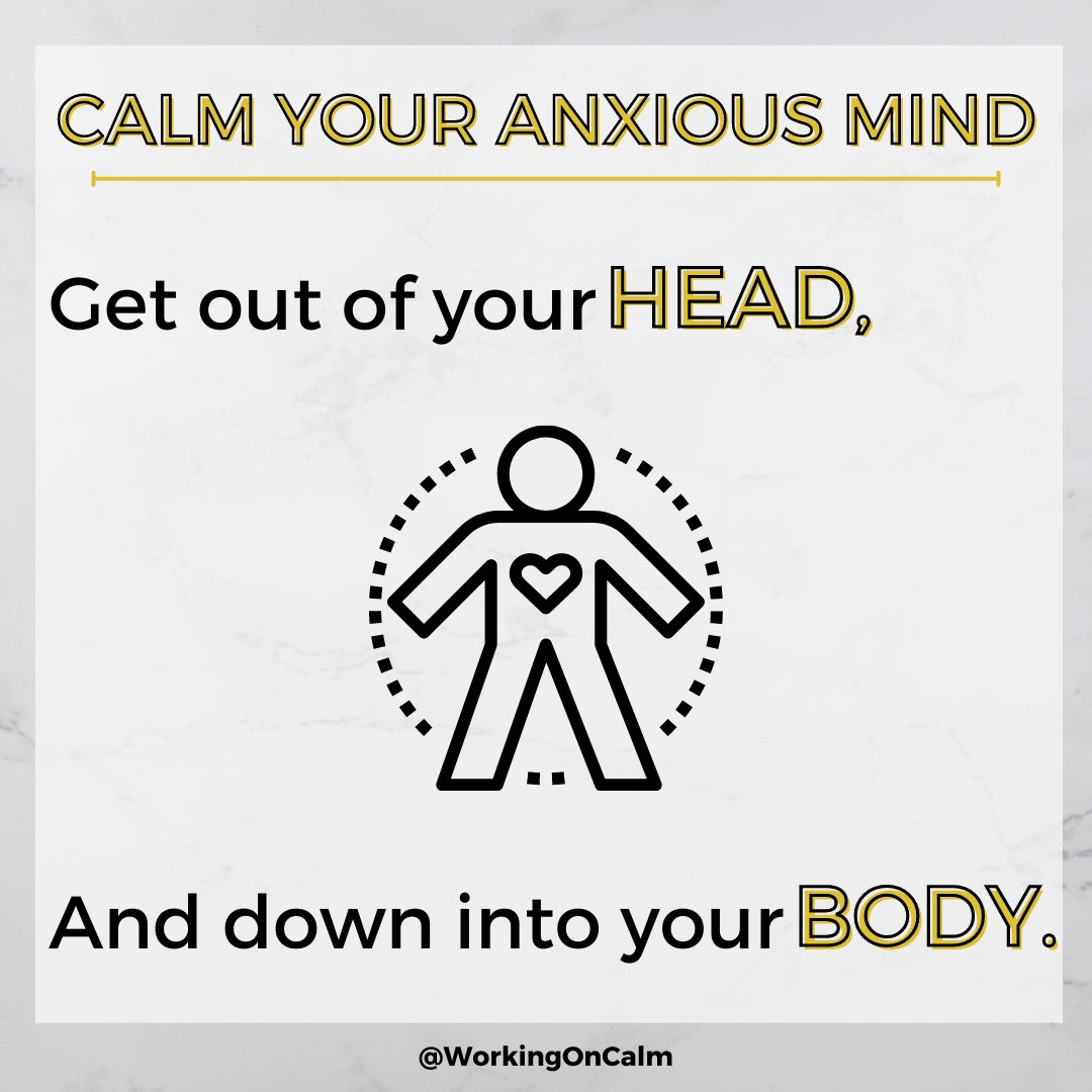 WorkingOnCalm's tweet image. When you feel #anxious, pause for five minutes. Spend approximately one minute of awareness on each of your five senses:

👁 Sight
👆 Touch
👂 Hearing
👃 Smell
👄 Taste

For complete instructions, including tips for beginners, a downloadable, and more:

workingoncalm.com/how-to-calm-yo…