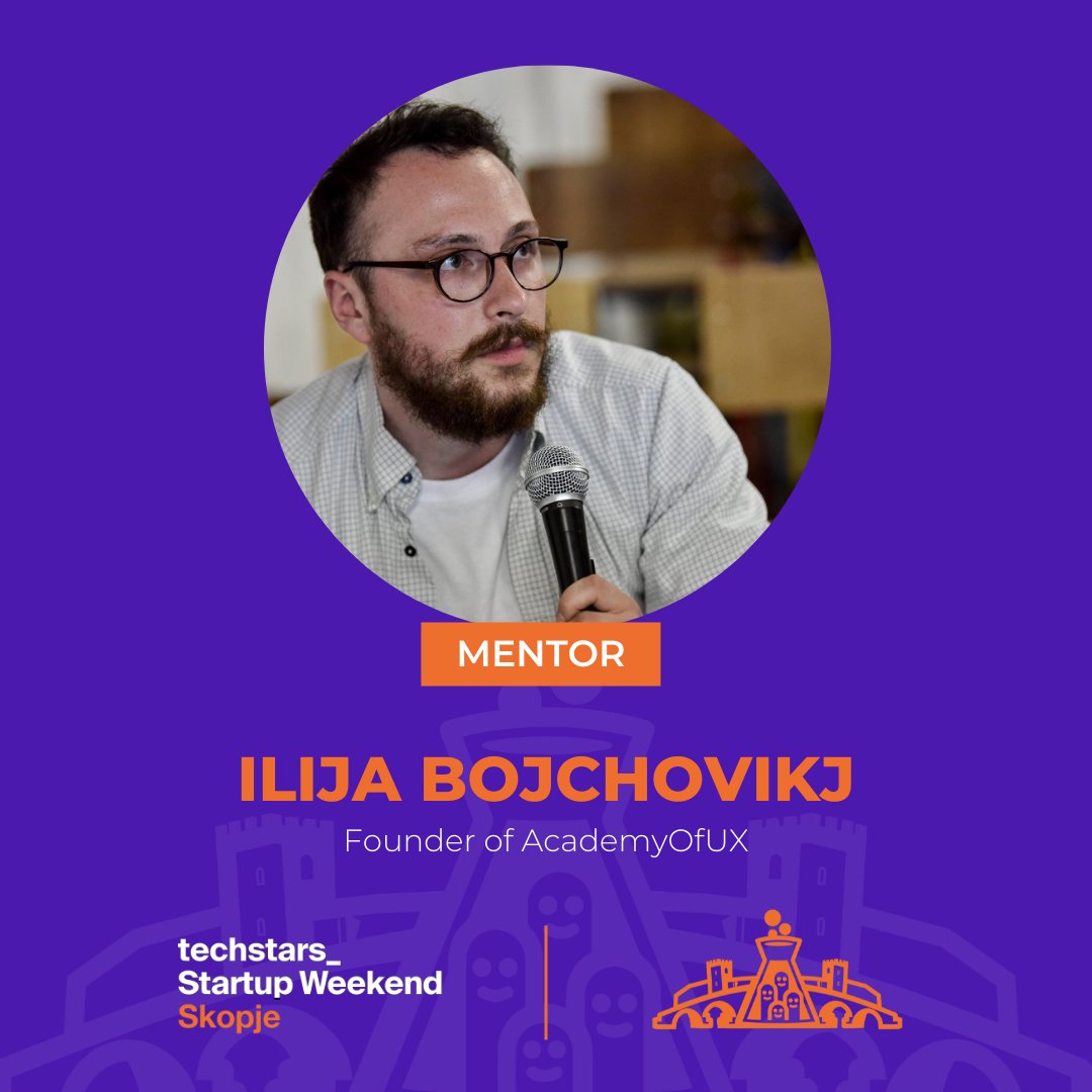 Startup Weekend Skopje + Илија Бојчовиќ =🔥

Илија е основач на единствената специјализирана академија за User Experience во Македонија - Academy Of UX!

Запознај се со Илија, купи карта тука  
👉bit.ly/3tu7tw6

#SWSkopje #Techstars #startupweekendskopje
