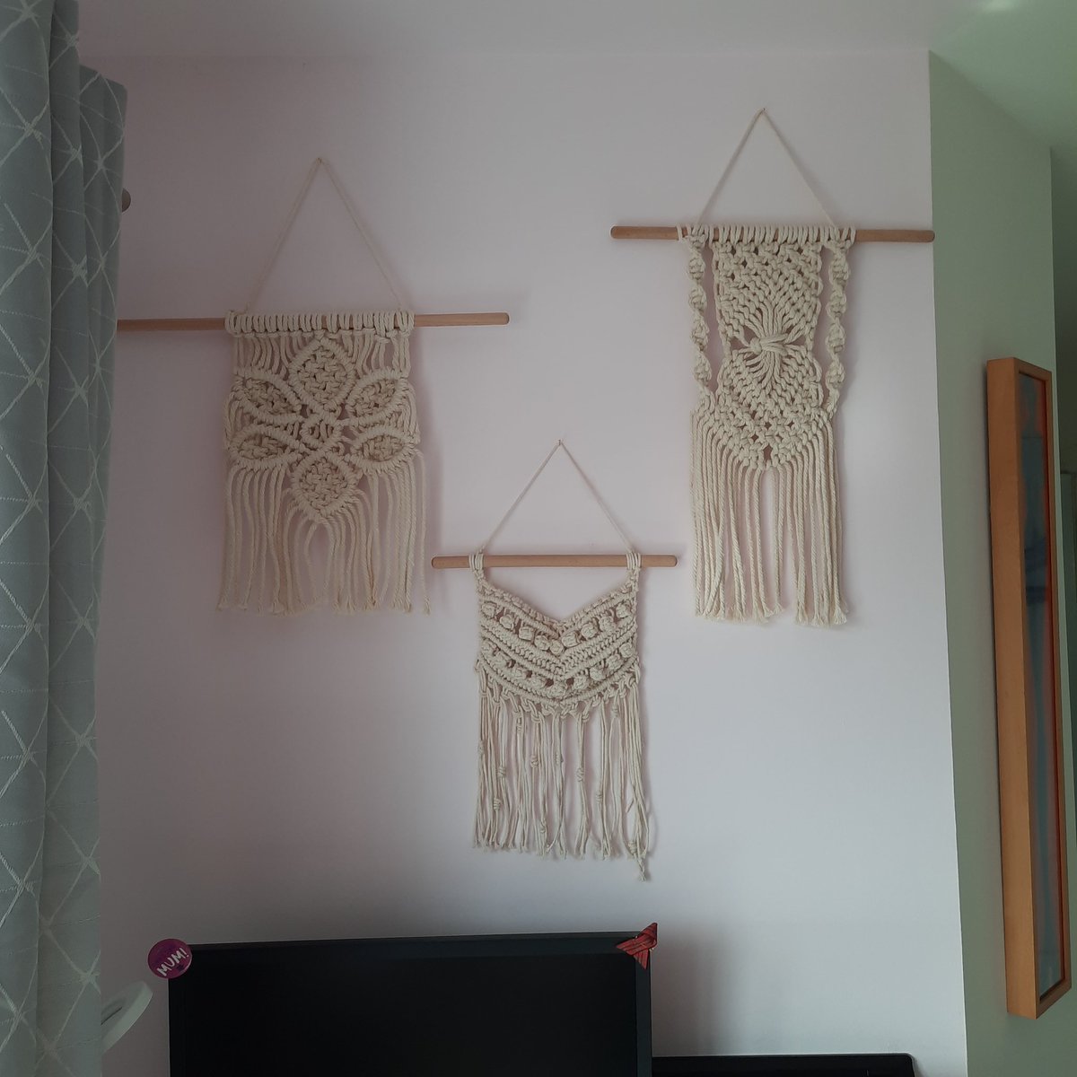 A week of annual leave with covid...decide to try my hand at Macrame...quite pleased with myself!