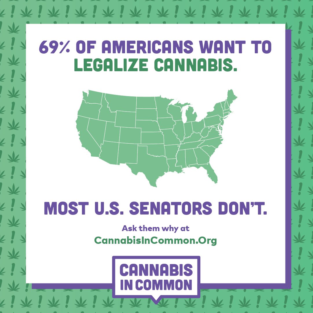 Cannabis_Voter's tweet photo. A sizeable majority of Americans want cannabis to be legalized. It's time for Congress to join us.

Make your voice heard at https://t.co/rAN61xYtSI https://t.co/fjFU3K7vP3