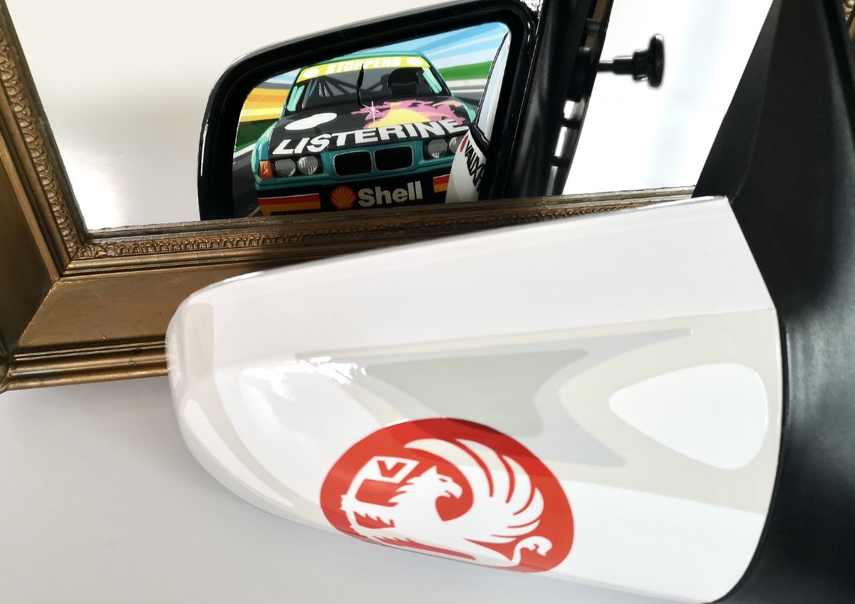I've been quite overwhelmed at the amazing response to to my Soper vs Cleland mirror, and for those interested in commissioning one, here are some still shots. #btcc #carart #motorsport #racingcar