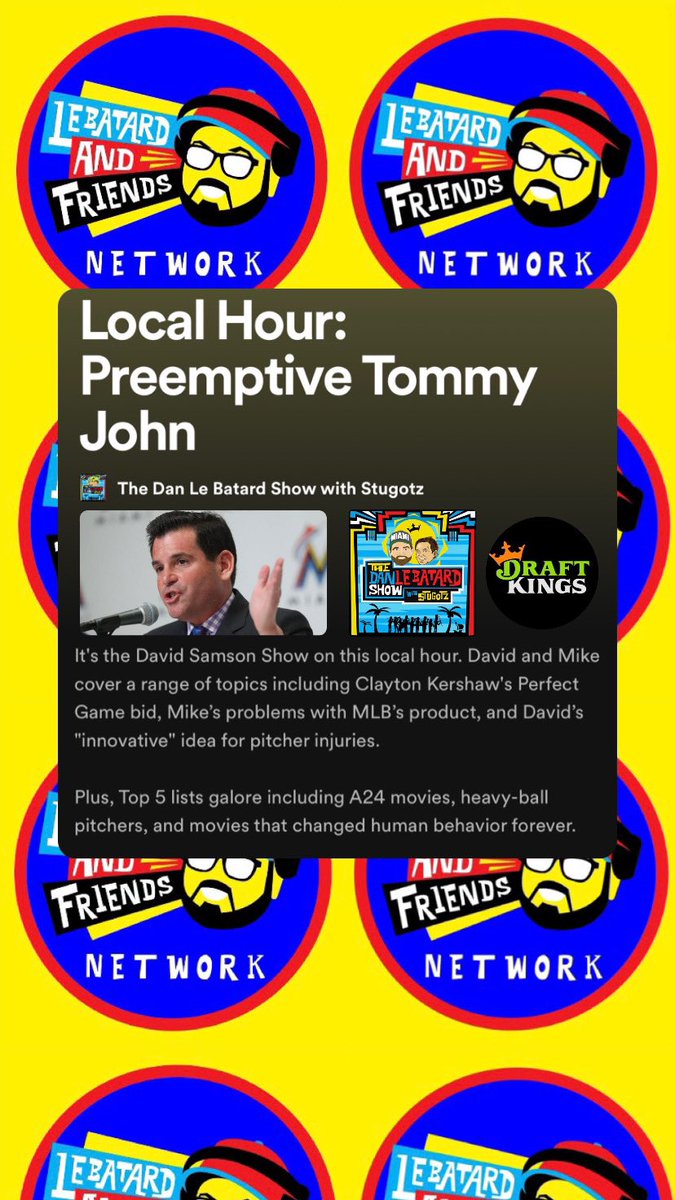 LeBatardShow's tweet photo. The #LocalHour with @DavidPSamson 🔥
⚾️ https://t.co/bQBvDbzN5s 🎬 https://t.co/8AFj8Ya4KU https://t.co/vtM4Ec30d1