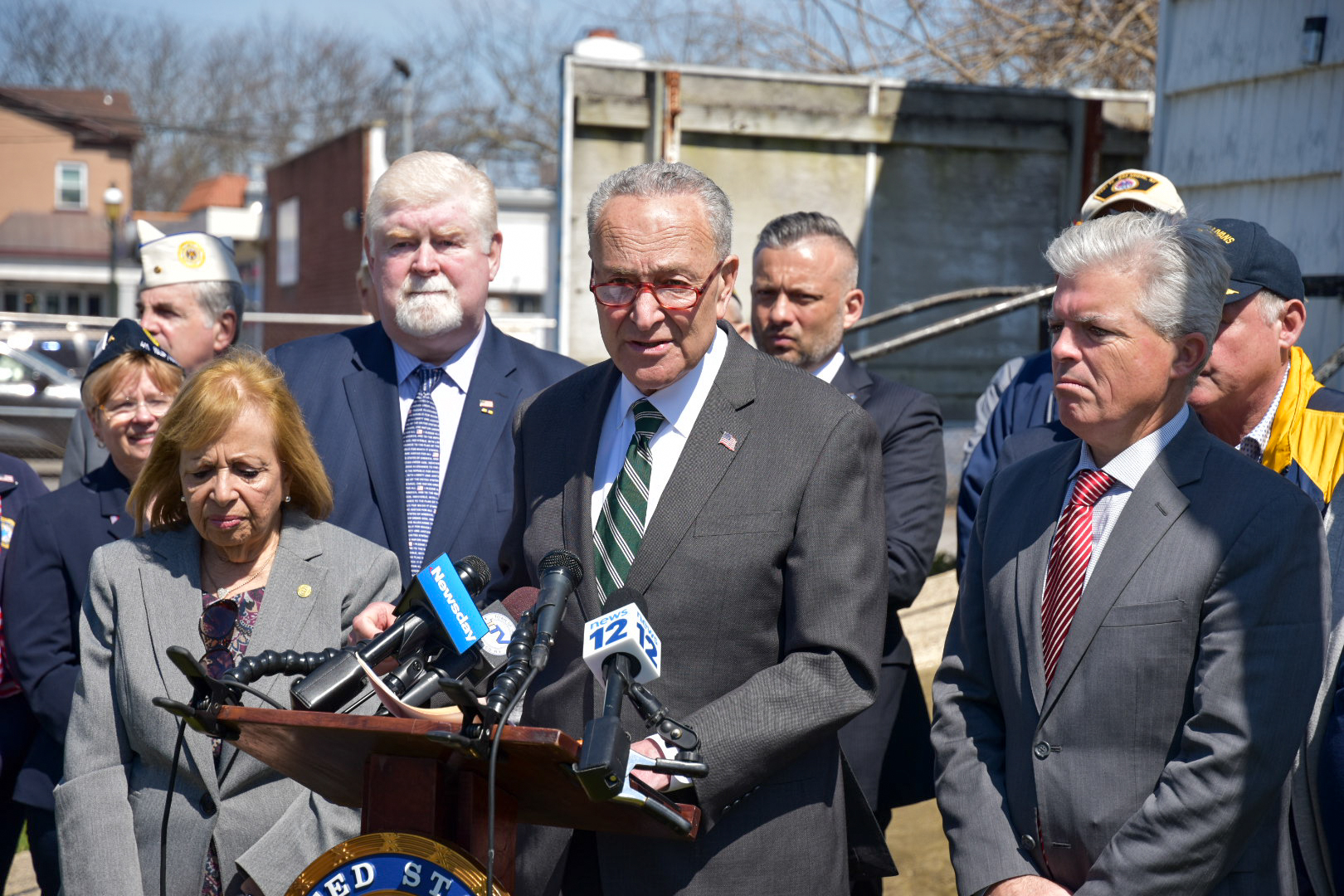 Chuck Schumer on Twitter "I'm standing with Long Island veterans at