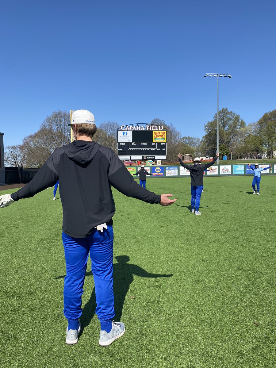 Jays__Baseball's tweet photo. New uni’s for the day game.  #OurCharleston https://t.co/RtLi738E9w