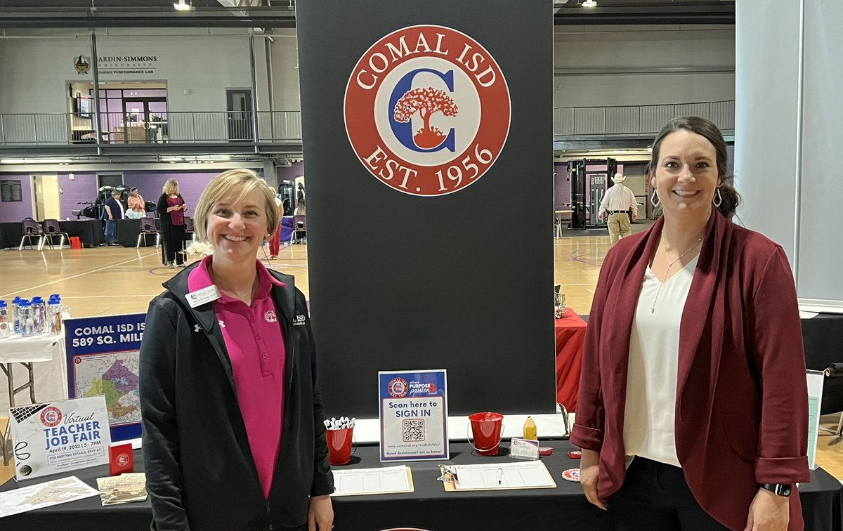 We are excited for another great opportunity to meet up-and-coming teachers at the Big Country Job Fair! #ComalISD <a href="/HillAnnt/">AT Hill</a> <a href="/cisdnews/">Comal ISD</a> <a href="/Supt_comalisd/">Andrew</a>