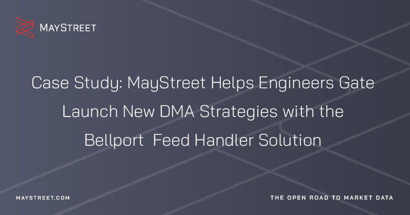 MayStreetTech's tweet photo. With MayStreet’s Bellport Feed Handler Solution, Engineers Gate launched a new DMA strategy for trading in global futures markets. Learn more in our case study: https://t.co/3dUMLgBfEq https://t.co/nkXCelfnyU