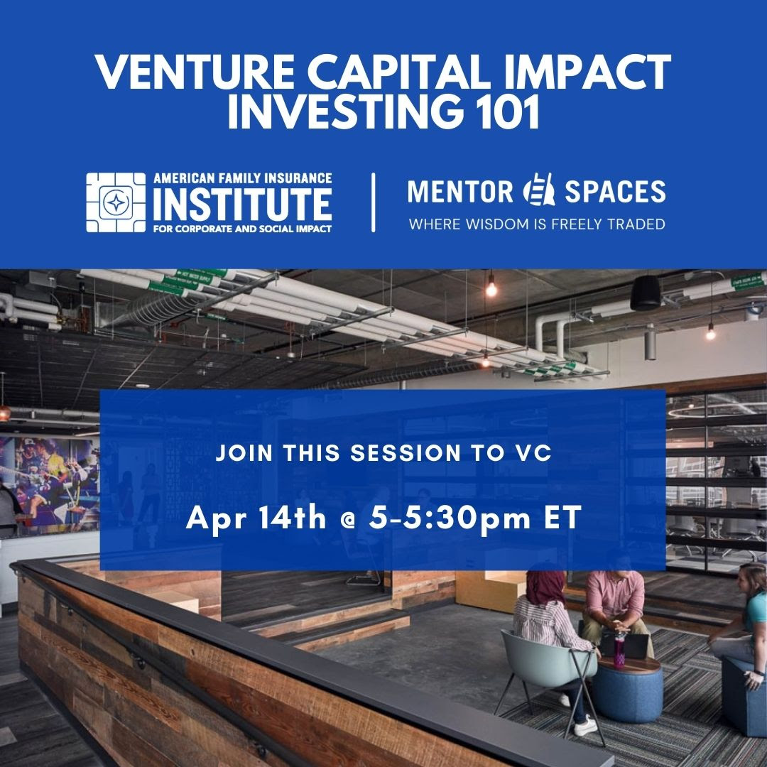 #Investors are making more investments in companies that generate positive, measurable social and environmental impacts. 

Join us for a session with @AmFamInstitute to learn more about #impactinvestments that unleash the power of #VC for good.

bit.ly/3EgSIR3