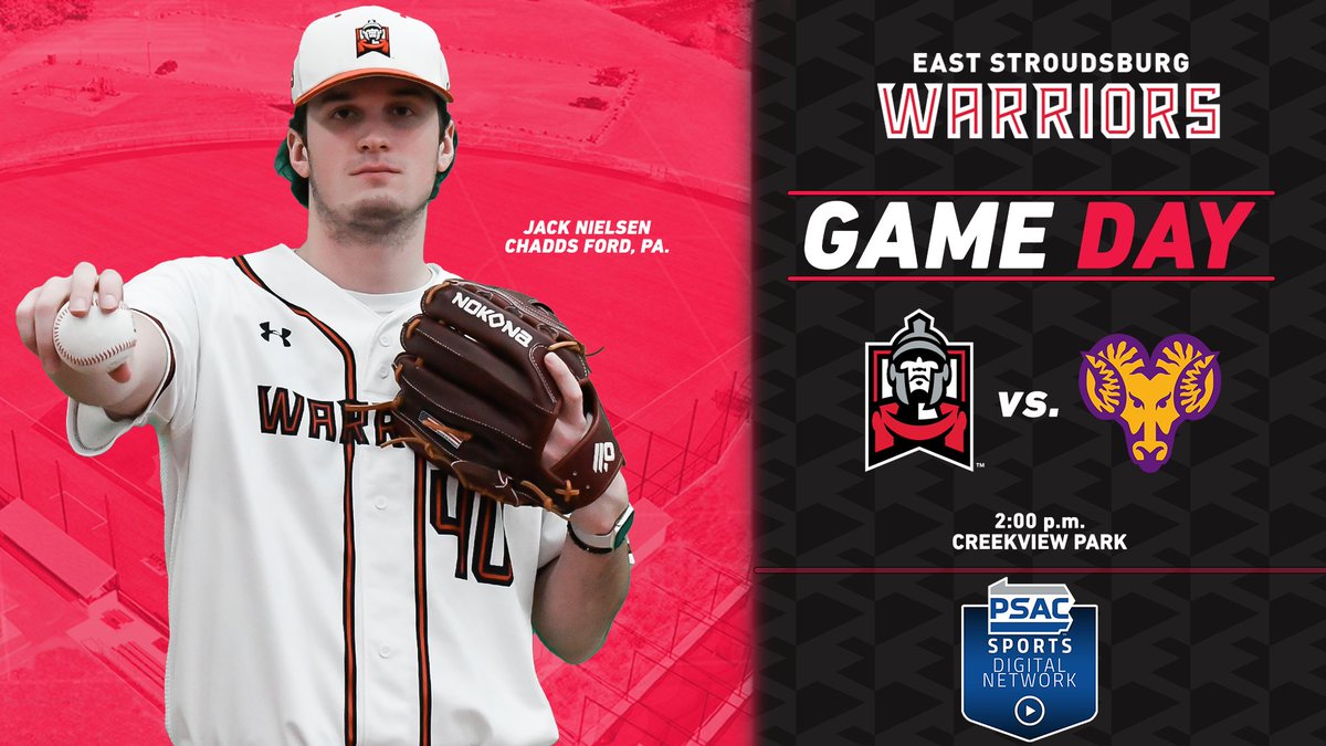GAME DAY!

<a href="/ESU_Baseball/">ESU Baseball</a> opens their three-game series against West Chester at 2 p.m. from Creekview Park!

🆚: West Chester
🕑: 2:00 pm
🔗: linktr.ee/ESUWARRIORS

#WhereWarriorsBelong