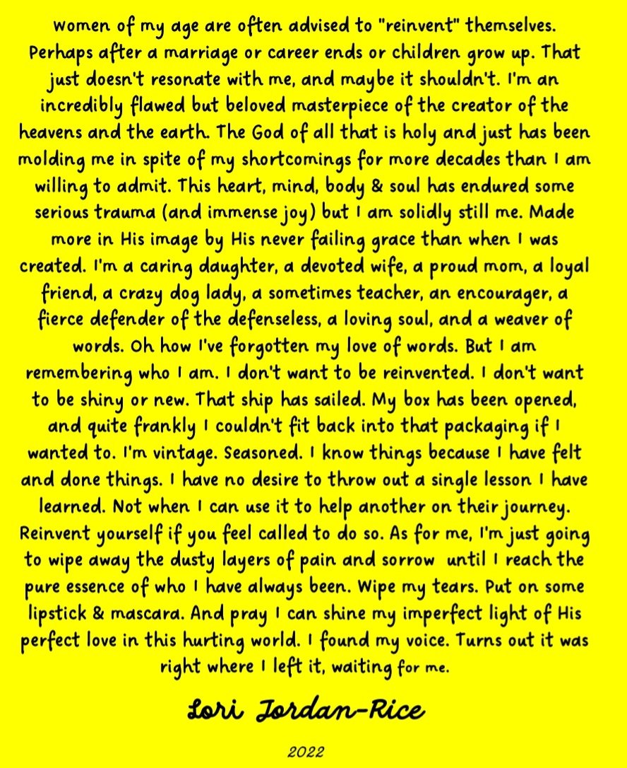 Y'all. Here's my heart. Please share, but keep my name attached.