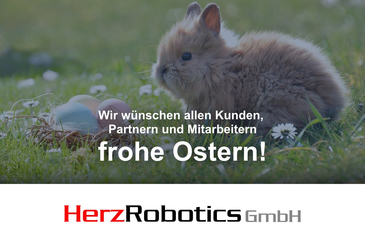 Blechwelt's tweet photo. Die HerzRobotics GmbH wünscht allen Kunden, Partnern und Mitarbeitern frohe Ostern. 🐰🌼🐣

#ostern #easter #herzrobotics #software #summer #sommer #maschinenbau #sheetmetal #consulting https://t.co/mZ6IgwfHLK
