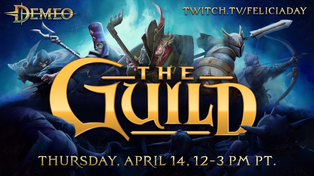 Join @feliciaday @jeffylew @sandeepparikh and @robinthorsen for a Guild stream of Demeo today! 12-3pm PST! Twitch.tv/feliciaday Gonna be fuuuun!@DemeoGame @resolutiongame