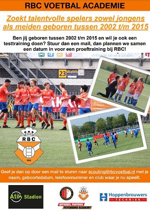 Kom een proeftraining doen bij RBC 🧡💙 #SamenHogerop