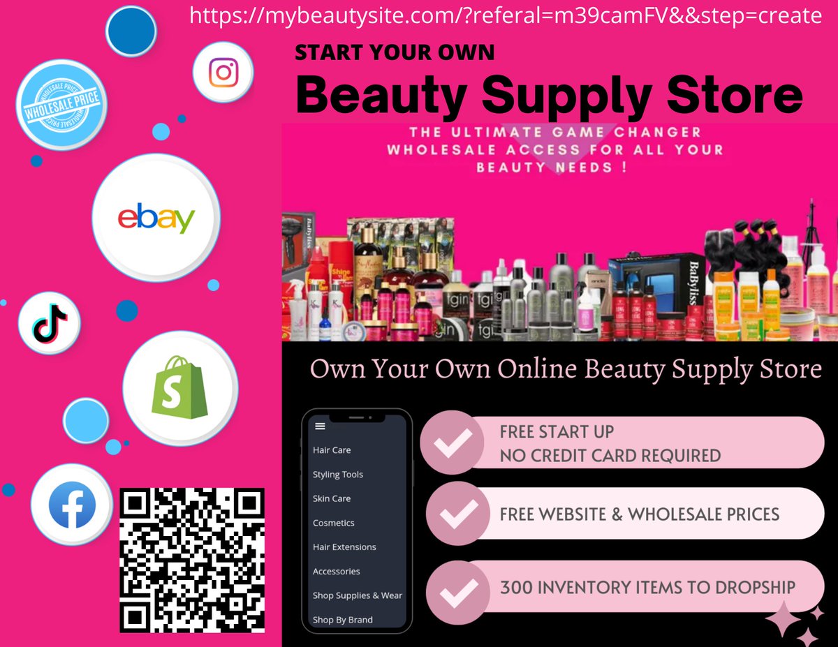 NikkiBr25367611's tweet photo. ๐ข Start your own beauty supply store and make unlimited income. Join me today and create generational wealth.
Sign Up ๐
https://t.co/AwZKXGnKbr
#onlinebeautysupplystore #freestartup #workfromhome #dropship #touchdown #BlackOwnedBusiness #wholesale #unlimitedincome #wealth https://t.co/WwgTT0SVlX