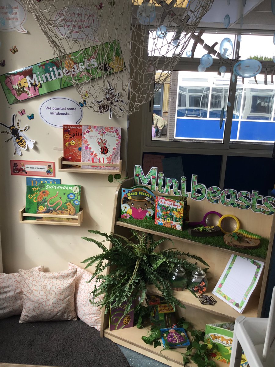 St_Johns_RC's tweet photo. Can you guess what Reception’s topic for next term is? #eyfs #christopherscaterpillar #reception #ey2p #minibeasts https://t.co/InolYaHZ8D