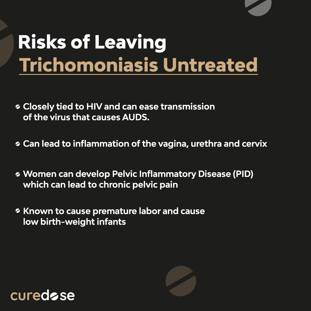 Curedose_com's tweet photo. 👇🏻 Which are the complications of leaving Trichomoniasis untreated!

✅Get cured today with #CureDose! 

#STDeducation #STIAwareness #STIPrevention #STIAwarenessMonth  #stdtreatment #STI #STDWeek 
#GonorrheaOnlineCare #HealthCare #trichomoniasis #talktesttreat https://t.co/n3eV2PjVT6