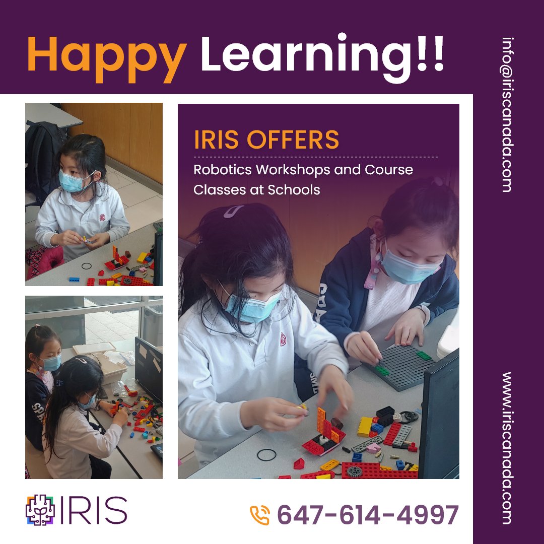 INTELLIGENTROBO's tweet photo. IRIS brings STEM-based educational programs, workshops and courses to schools, libraries, clubs, child care centers and camps!
Happy Learning!
#iriscanada #robotics #STEM #learninganddevelopment #schoolprogram #kidgrowth #growthjourney https://t.co/Un7nantvWc