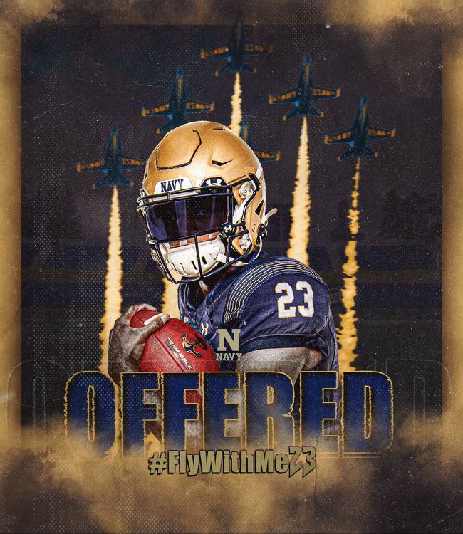 BraysonHubbard's tweet photo. Honored and blessed to receive my  6th D1 offer from United States Naval Academy @CoachConiglio51 @NavyFBrecruit @TheJeffTakeWXXV @MDuganWLOX @ScottWatkinsSH @247Sports @Rivals @coach_pennock @oscoachb13 @Coach_MCollins @OceanSpringsFB https://t.co/6fPs7nzbKy