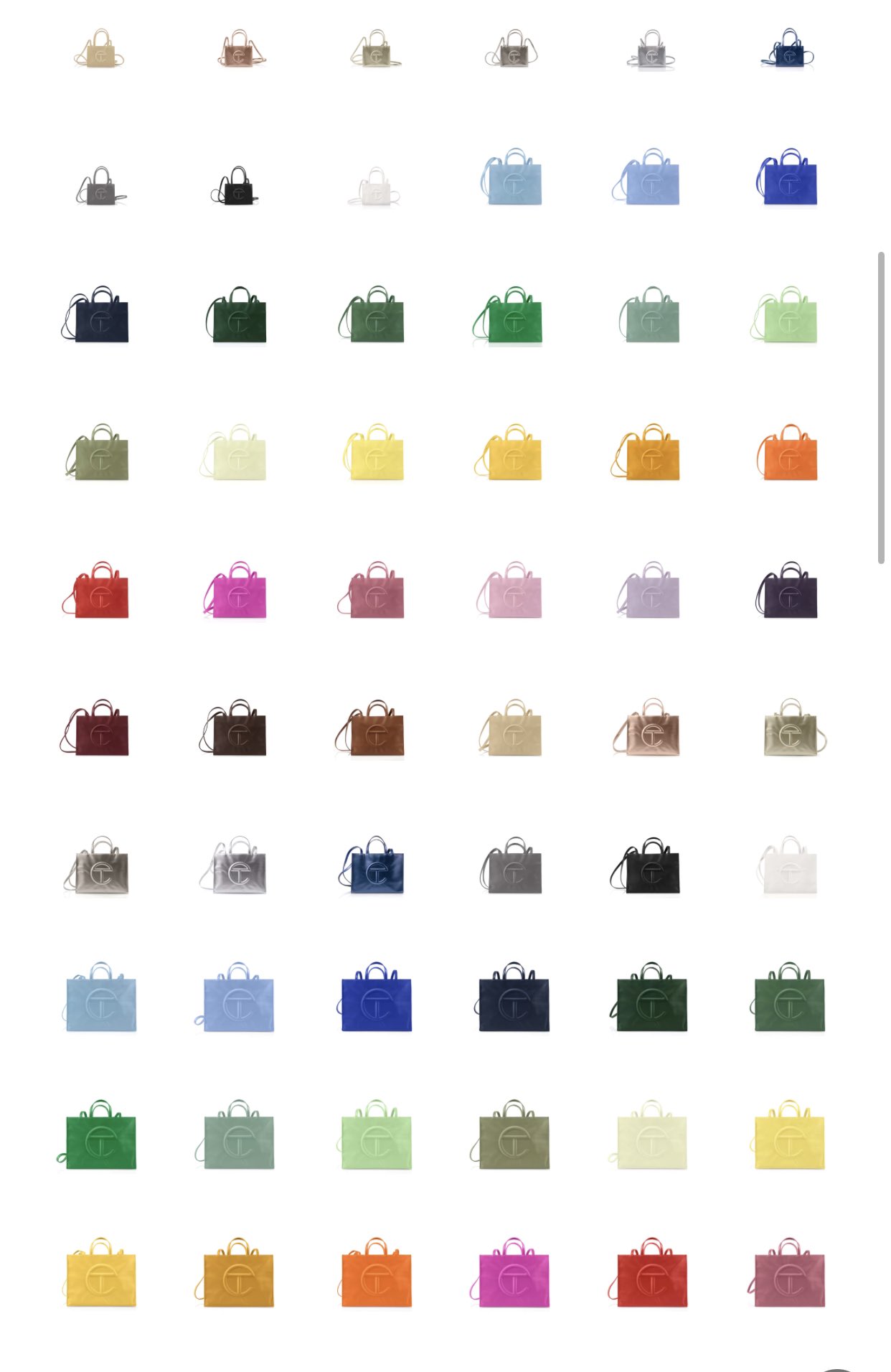 telfar bag colors