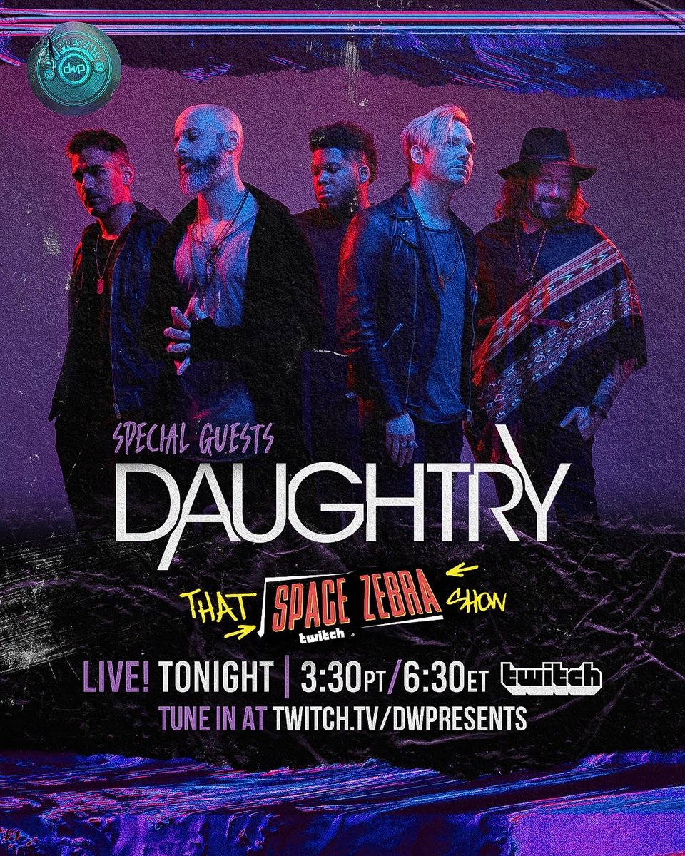 Daughtry_News's tweet photo. What we got cookin’? Tune in today at 3:30 PT / 6:30 ET to see Chris Daughtry LIVE on https://t.co/J2jxMdEJyh🤘😎🤘

#twitch #daughtry @DannyWimmerPres https://t.co/LuXVb4dxmw