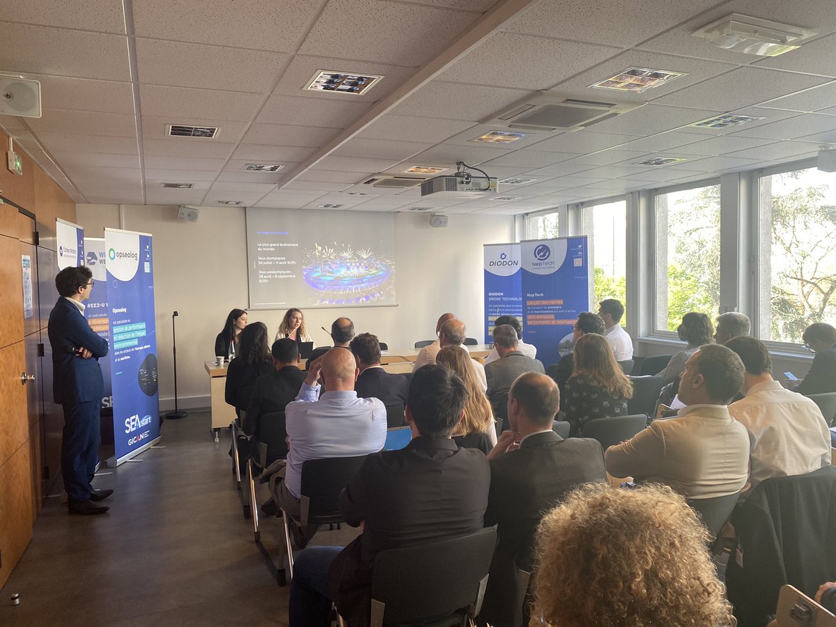 P_Missoffe's tweet photo. @jeuxolympiques intervient durant la journée de l’#innovation #navale @Gican_InduNav - des enjeux d’innovation, et des centaines de navires et bateaux nécessaires. A la recherche des modèles économiques permettant de valoriser les filières françaises. #SeaStart #verdissement https://t.co/LKBOMTCUci