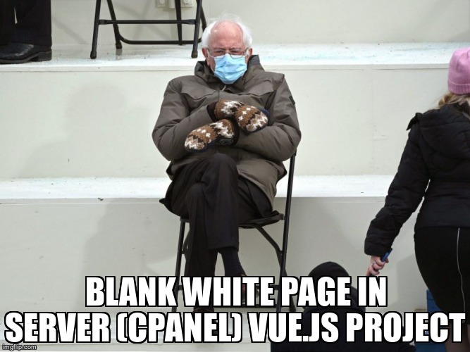 overflow_meme's tweet image. blank white page in server (cpanel) Vue.js project stackoverflow.com/questions/7186… #vuejs #cpanel #laravel8