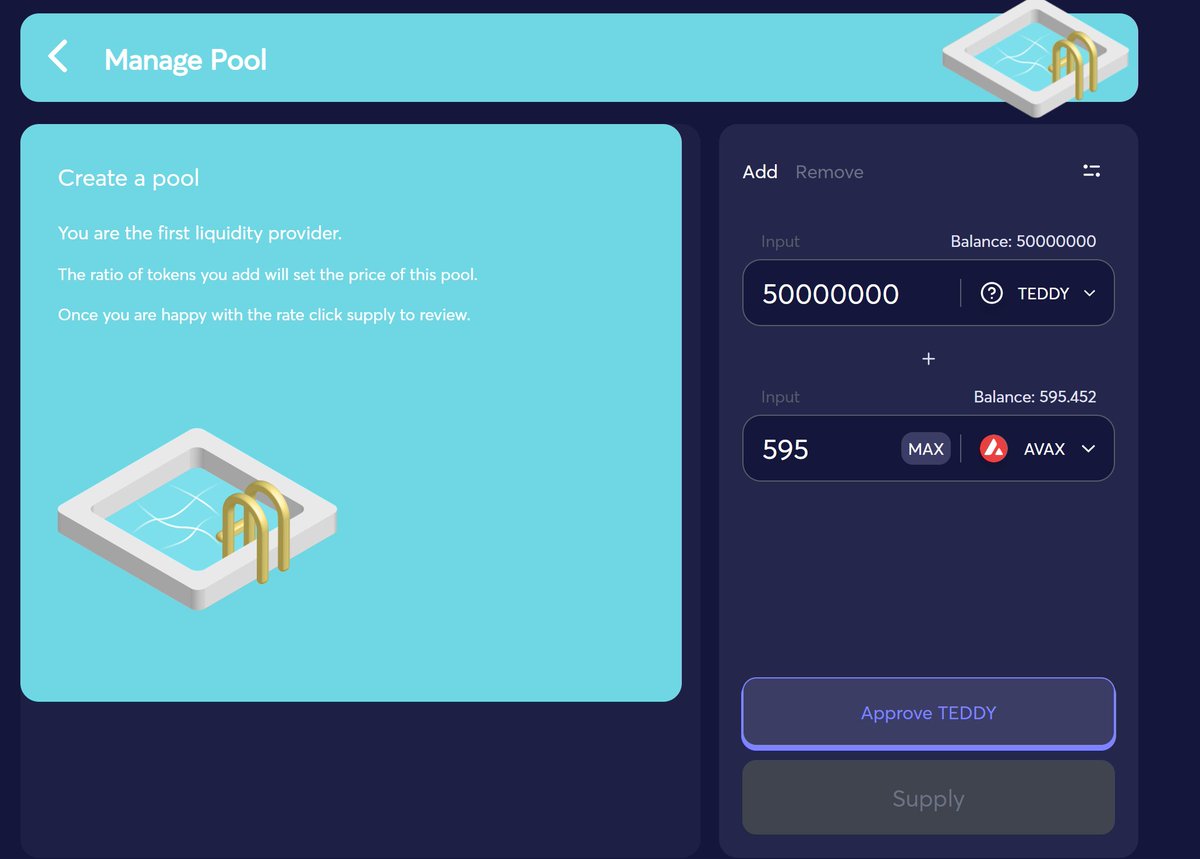 DRAC_Network's tweet photo. We just added 50 million Teddy and the equivalent of 595 AVAX to Avalanche Chain's TraderJOE Swap, and you can trade Teddy on Avalanche Chain now. https://t.co/9dkKPokA9F