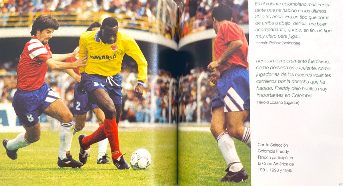 Nicolasher's tweet photo. Que tristeza. Se va un ídolo de infancia y por siempre.                                 Cuando salía a la cancha simplemente quería jugar como Freddy Rincón. https://t.co/BSqG3cYcy9